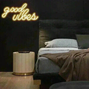 Good Vibes Neon Sign for Wall Decor